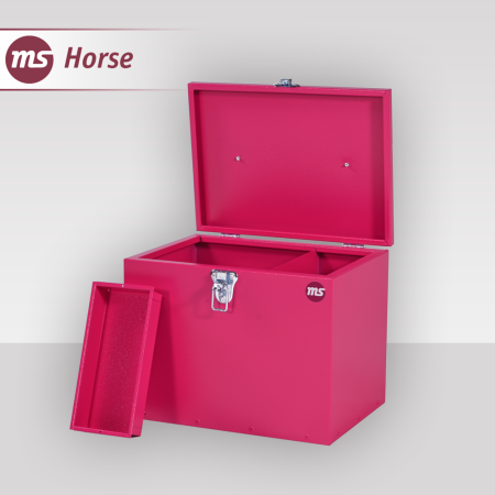 ms horse Putzbox pinke Pulverbeschichtung